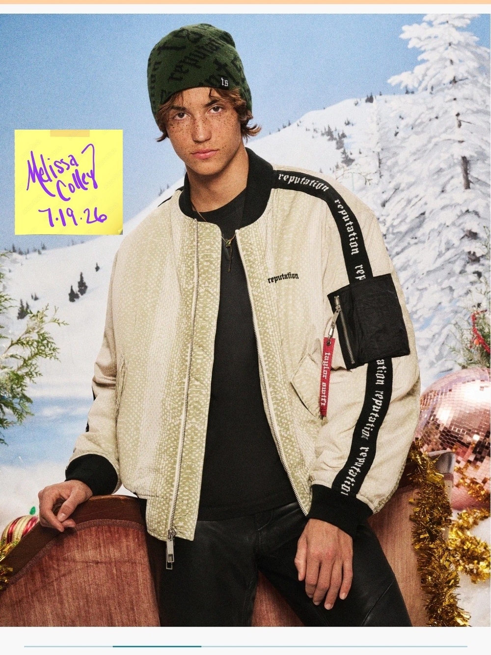 Taylor Swift Reputation Bomber Jacket-M - Picture 8 of 8